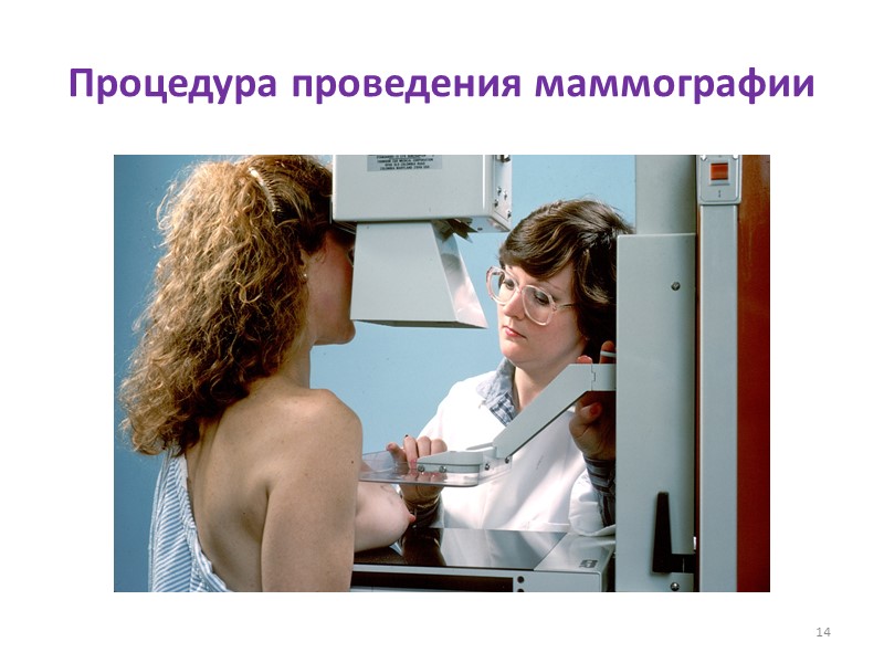 Процедура проведения маммографии 14